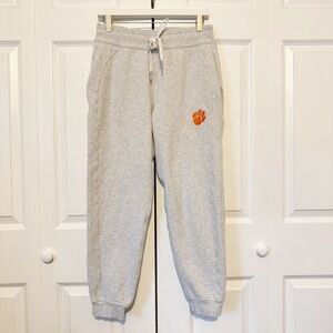 Lululemon Clemson Tigers HR Scuba Joggers Sweatpants 8 Orange Paw Print Logo